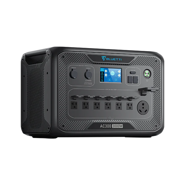 BLUETTI AC300 3000W Power Inverter Module for B300 Battery | Portable Solar Generator for Home Backup, Camping & Outdoor Adventures