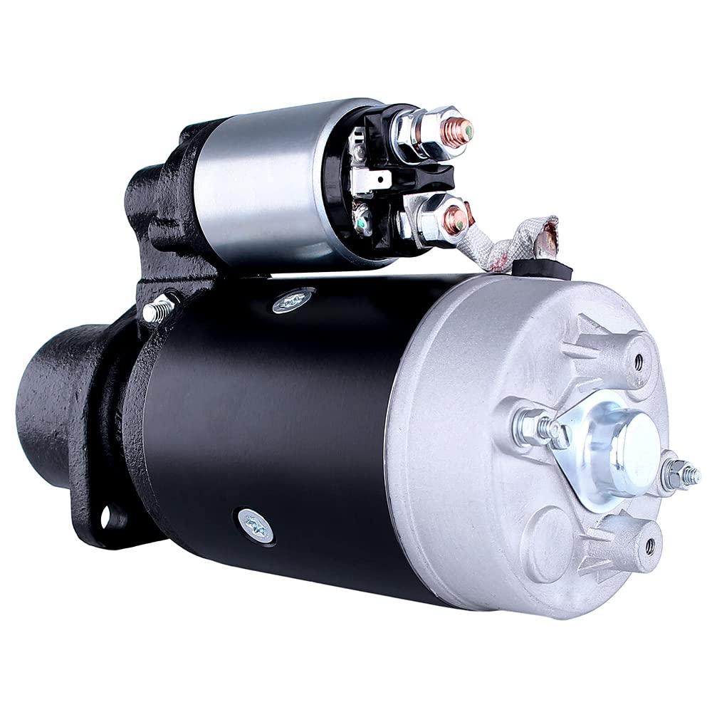 New 10 Tooth Starter Compatible with John Deere Industrial Engines 3164D 4039 8Ea726143001 - Heavy Duty Replacement for Tractors & Construction Equipment - Perfect for Farm, Worksite & Industrial Use
