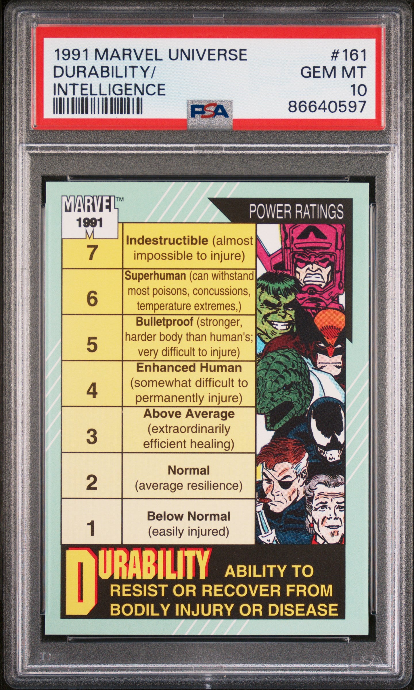 1991 Marvel Universe Checklist #162 PSA 10 Graded Comic - Rare Collectible for Marvel Fans & Investors | Perfect for Display, Gifts, and Comic Book Collections