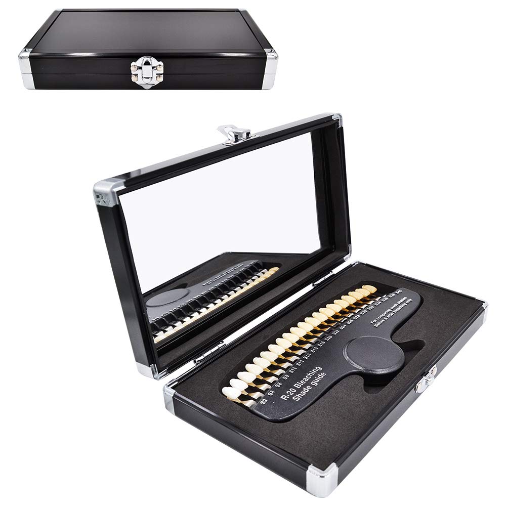 Professional Dental Teeth Shade Guide R-20 with 20 Colors - Perfect for Teeth Whitening, Cosmetic Dentistry & Dental Lab Work