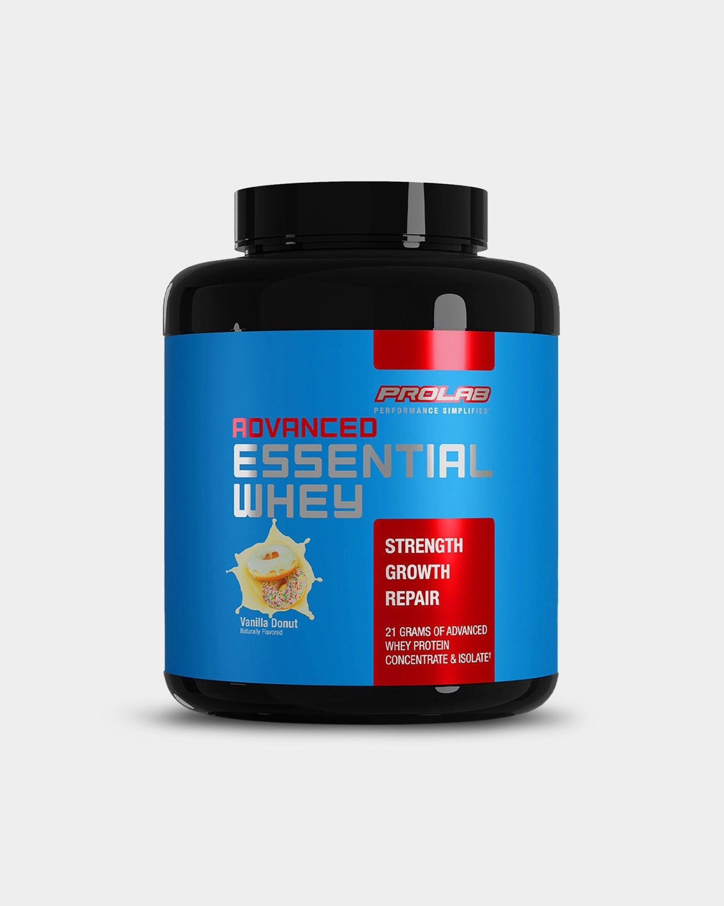 Prolab Nutrition Advanced Essential Whey Protein Powder - Premium Muscle Recovery & Growth Supplement for Athletes & Fitness Enthusiasts - Ideal for Post-Workout, Meal Replacement & Healthy Lifestyle
