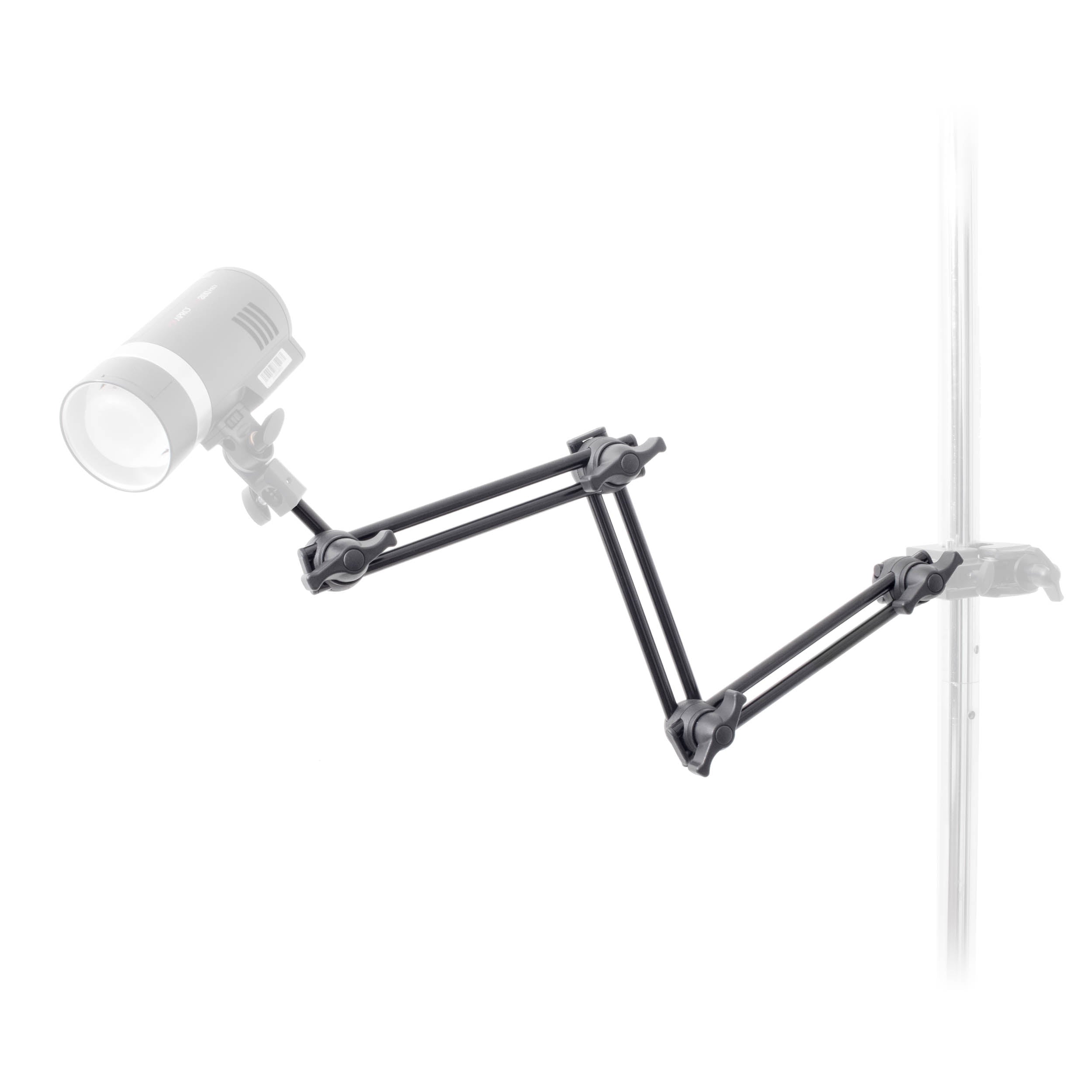 3-Section Double Articulated Arm with 2x 5/8