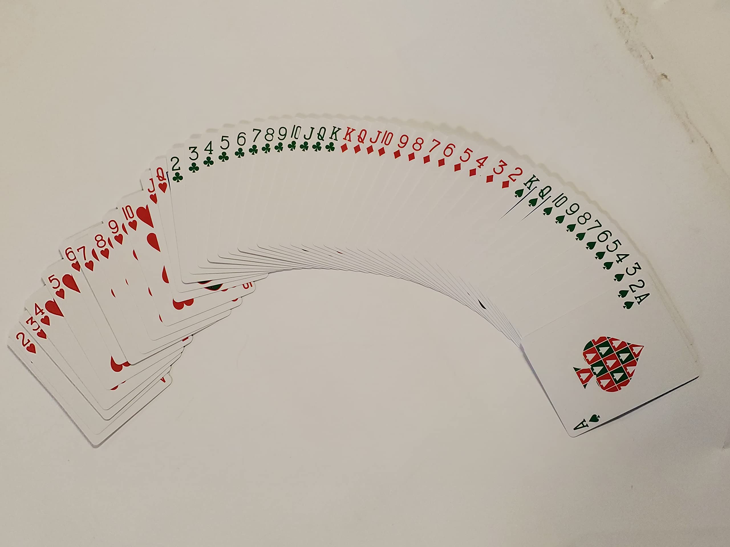Green Bicycle Playing Cards with Red Santa Design - Perfect for Holiday Parties, Gifts, and Family Game Nights