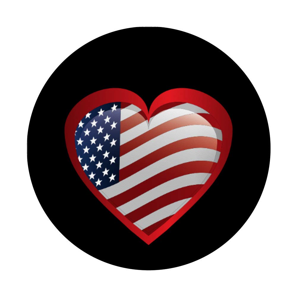 USA Flag PopSockets Swappable PopGrip - Patriotic Phone Grip & Stand - Perfect for iPhone, Samsung & Smartphones - Great Gift for 4th of July, Veterans Day & American Pride