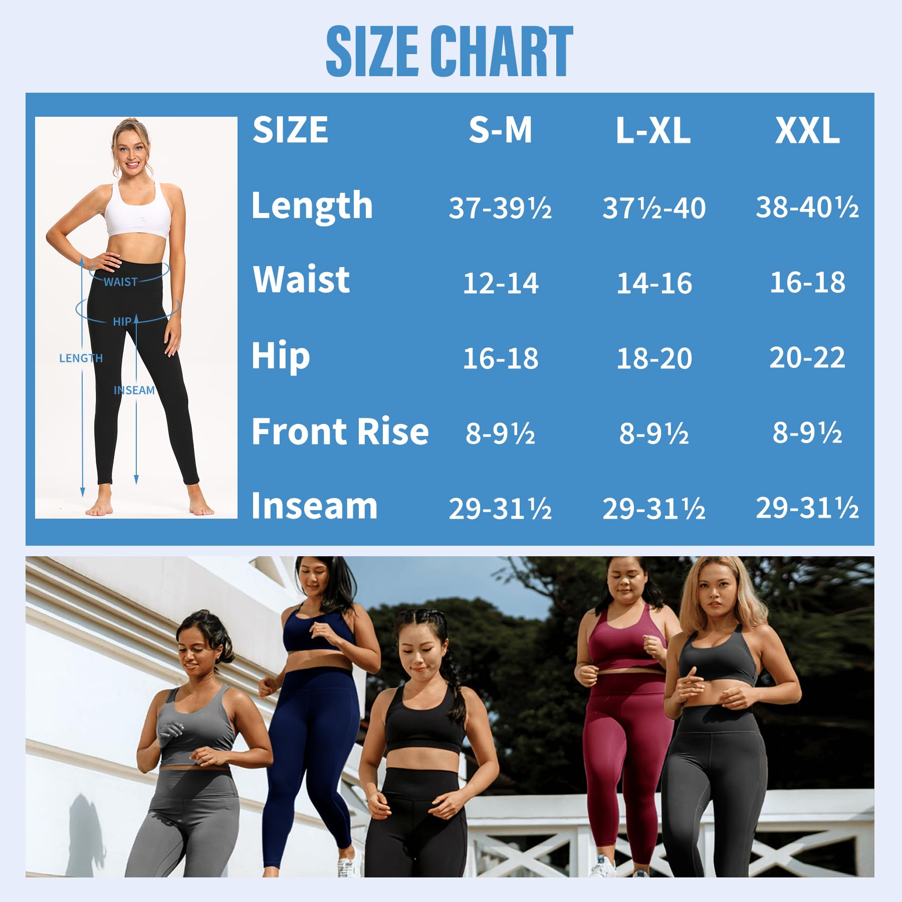 Sundwudu 5 Pack Women's High Waisted Yoga Pants - Tummy Control Soft Black Leggings for Workout, Regular & Plus Size - Perfect for Gym, Running, Lounge & Everyday Wear