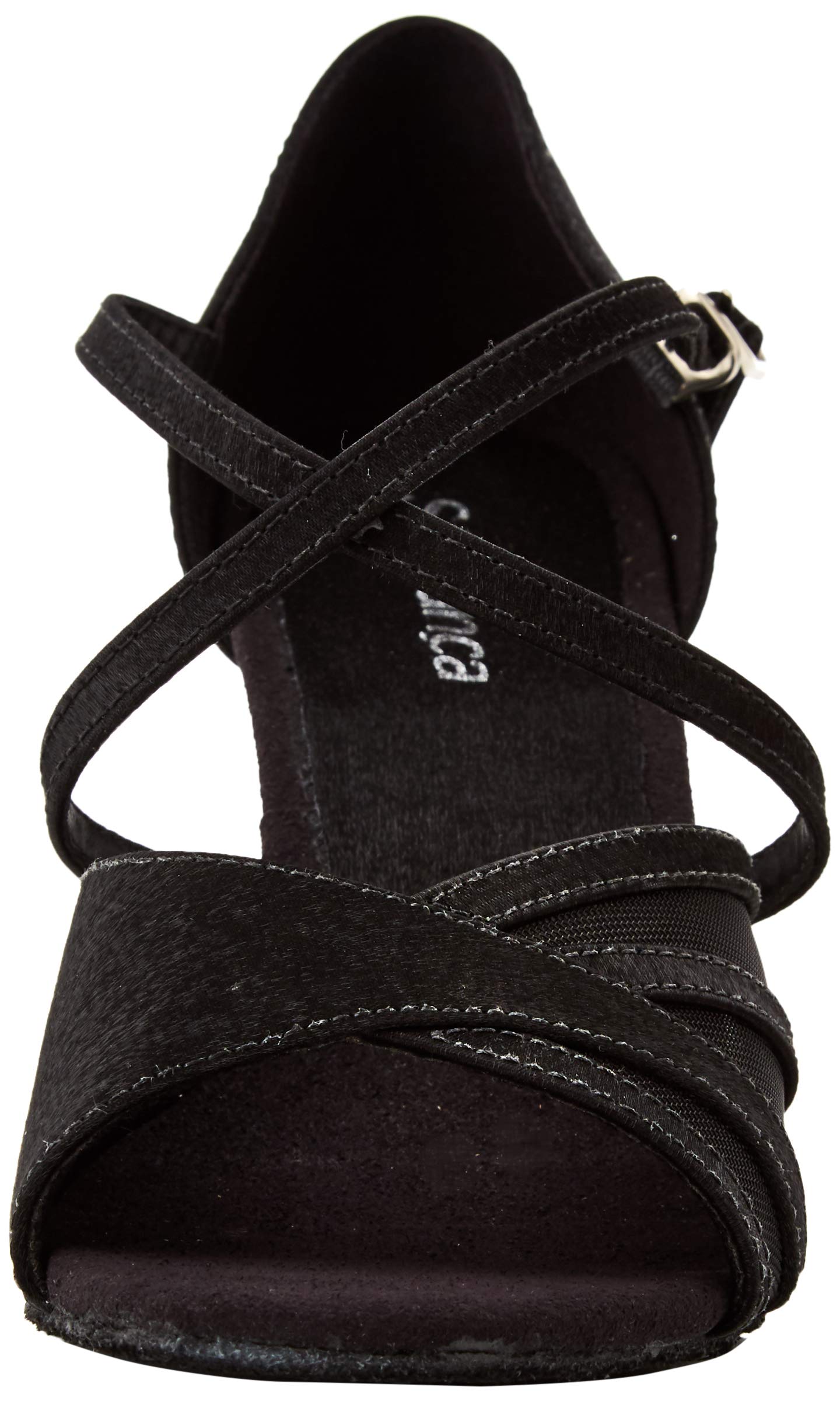 Best Women's Ballroom & Latin Dance Shoes - Black Leather (UK 5.5) for Professional Dancing & Social Events