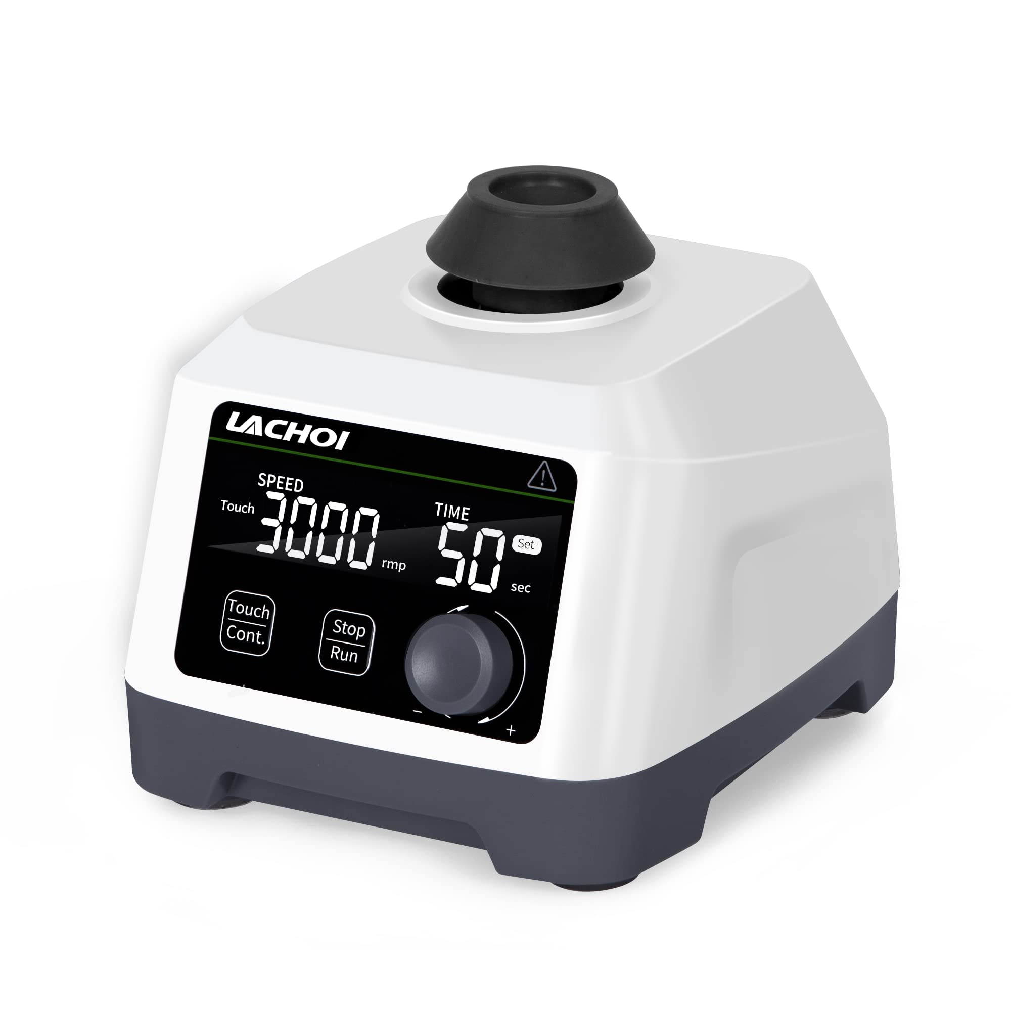 Lab Vortex Mixer 100-3000 RPM with LCD Touch Display, Continuous Speed & Timer - Perfect for DNA/RNA Mixing, Cell Culture, and Lab Sample Preparation