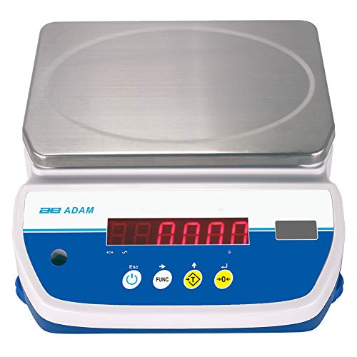 Adam Equipment ABW-4 Waterproof Digital Bench Scale 4kg x 0.5g Precision, IP67 & NSF Certified - Food Grade Washdown Scale for Professional Kitchens, Food Production & Industrial Use