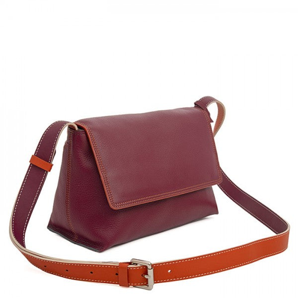 Premium Ancona Genuine Leather Flapover Crossbody Bag for Women - Stylish & Durable Handbag for Work, Travel & Everyday Use