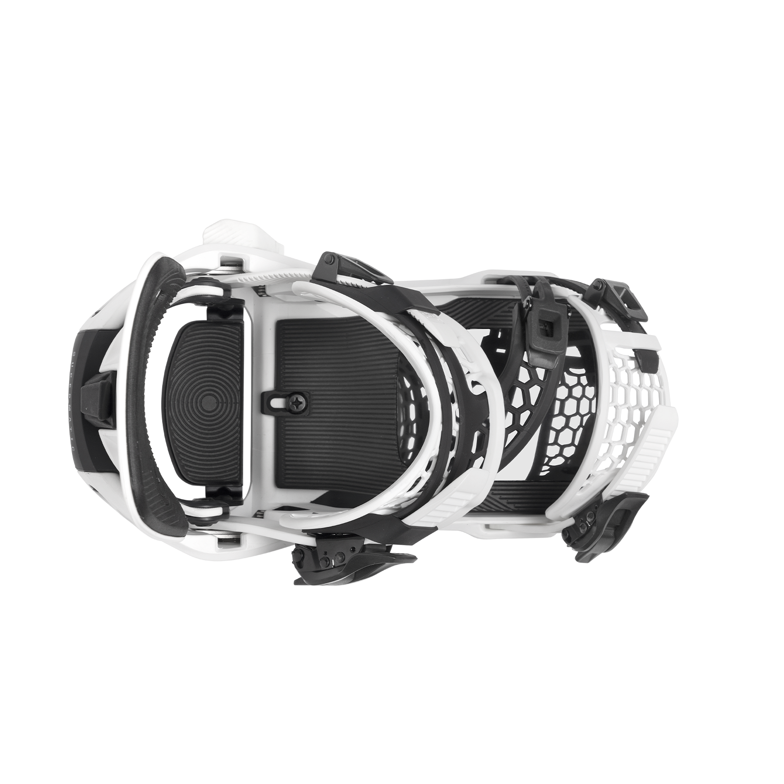 Nidecker Supermatic Snowboard Bindings for Men 2025 - Quick Entry & Secure Fit for All-Mountain & Freestyle Riding