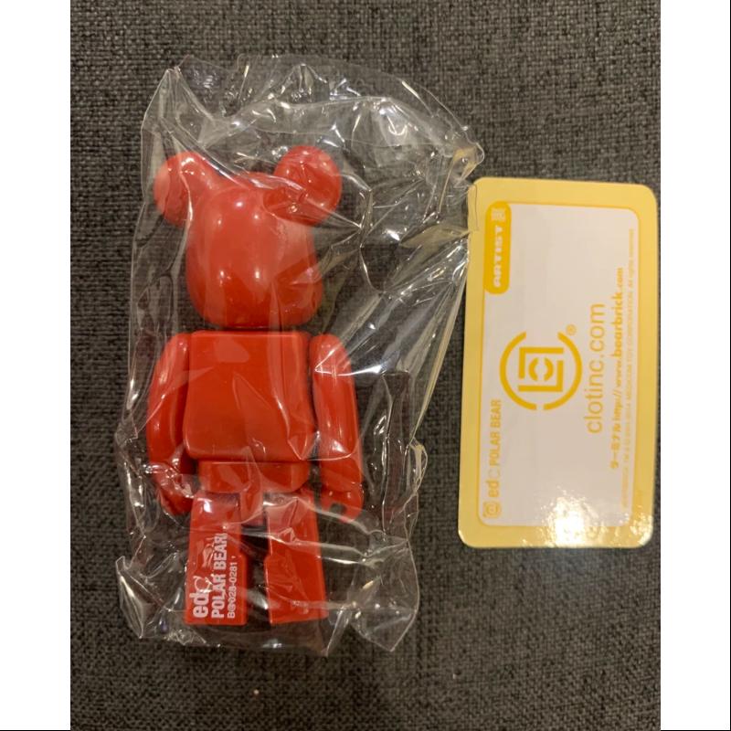 Bearbrick Series 28 Secret CLOT Polar Bear RED 100% Collectible Vinyl Art Toy - Limited Edition Pop Culture Figure for Display & Investment (Home Decor, Office Collection, Gift for Art Enthusiasts)