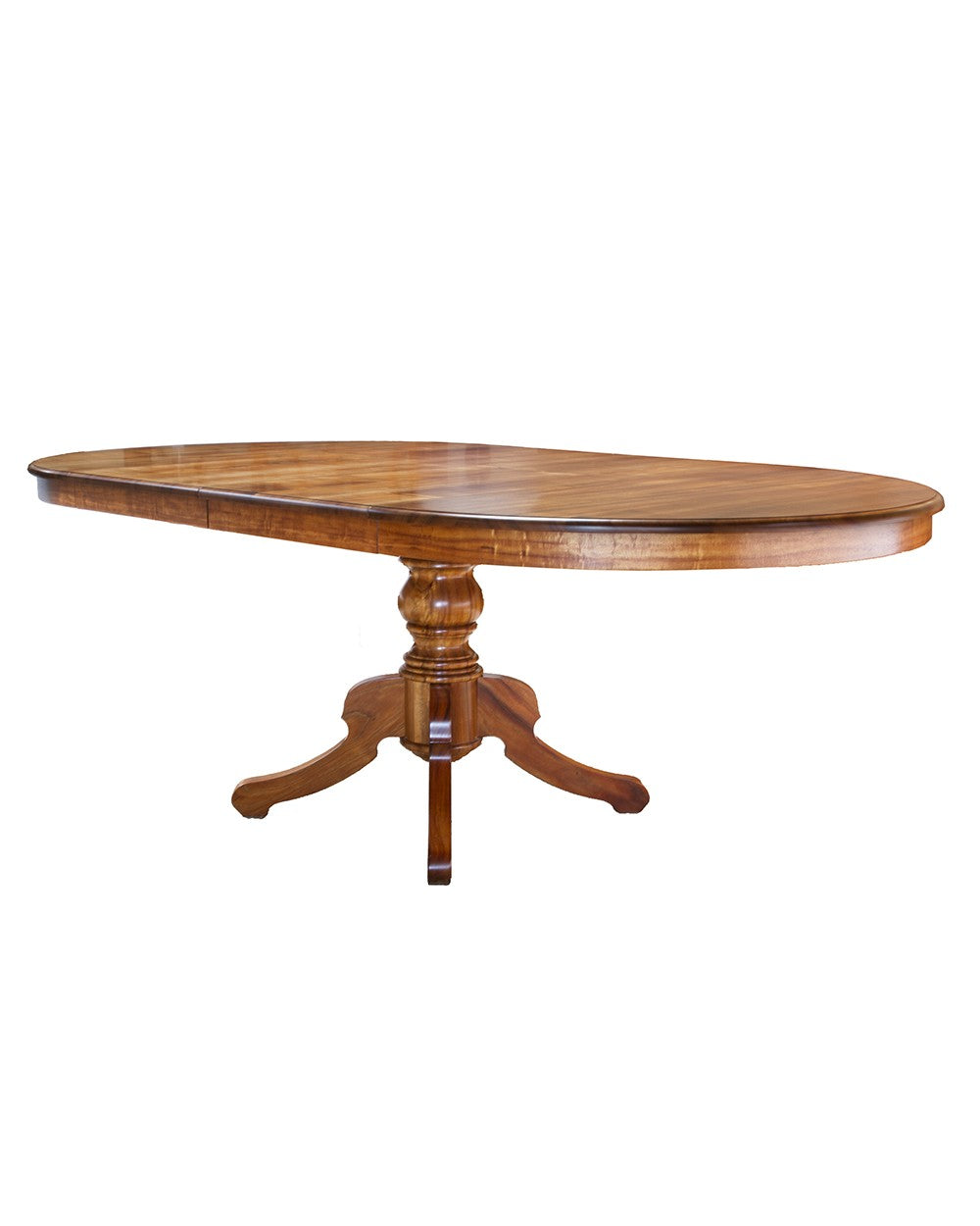 Round Pedestal Dining Table with 18 Leaves - Expandable for Large Gatherings & Family Dinners - Perfect for Dining Rooms & Entertaining Guests