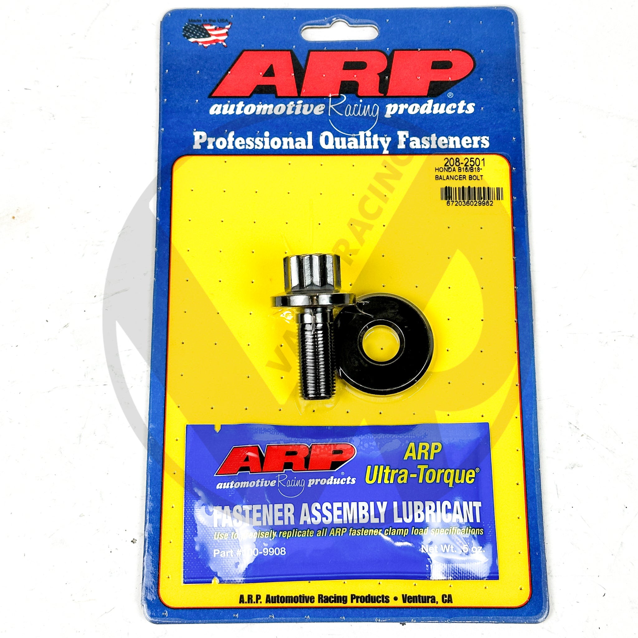 ARP Performance Harmonic Balancer Crank Bolt Upgrade Kit - Compatible with Honda Civic & Acura Integra B18/B16 Engines - High-Strength Crankshaft Pulley Bolt for Engine Performance & Vibration Reduction (Ideal for Racing, Street Performance & Engine Rebuilds)