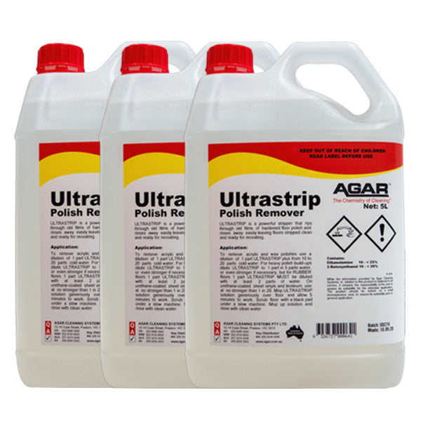 Agar Ultrastrip Heavy-Duty Floor Stripper - Professional Commercial Floor Cleaner for Vinyl, Tile & Concrete - Perfect for Warehouses, Gyms & Retail Stores