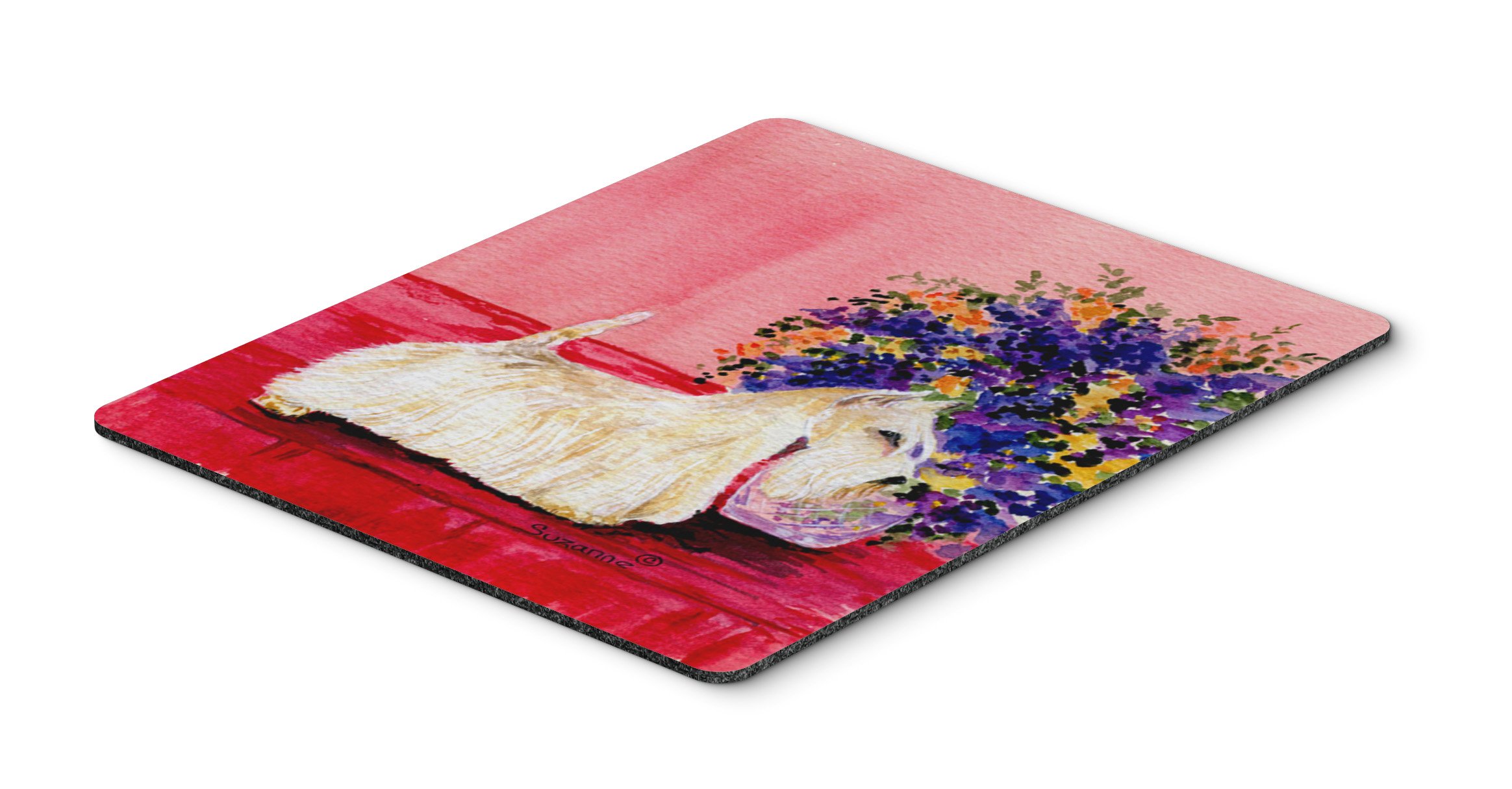 Scottish Terrier Mouse Pad - Large Washable Non-Slip Desk Mat for Computer, Laptop & Gaming | Hot Pad & Trivet for Kitchen | Home Office & Workstation Accessory | Cute Dog-Themed Decor