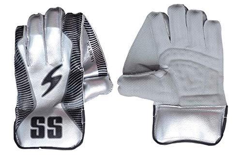 SS Academy Wicket Keeping Gloves - Premium Cricket Wicketkeeper Gloves for Practice & Matches - Perfect for Cricket Training, Games & Sports Enthusiasts