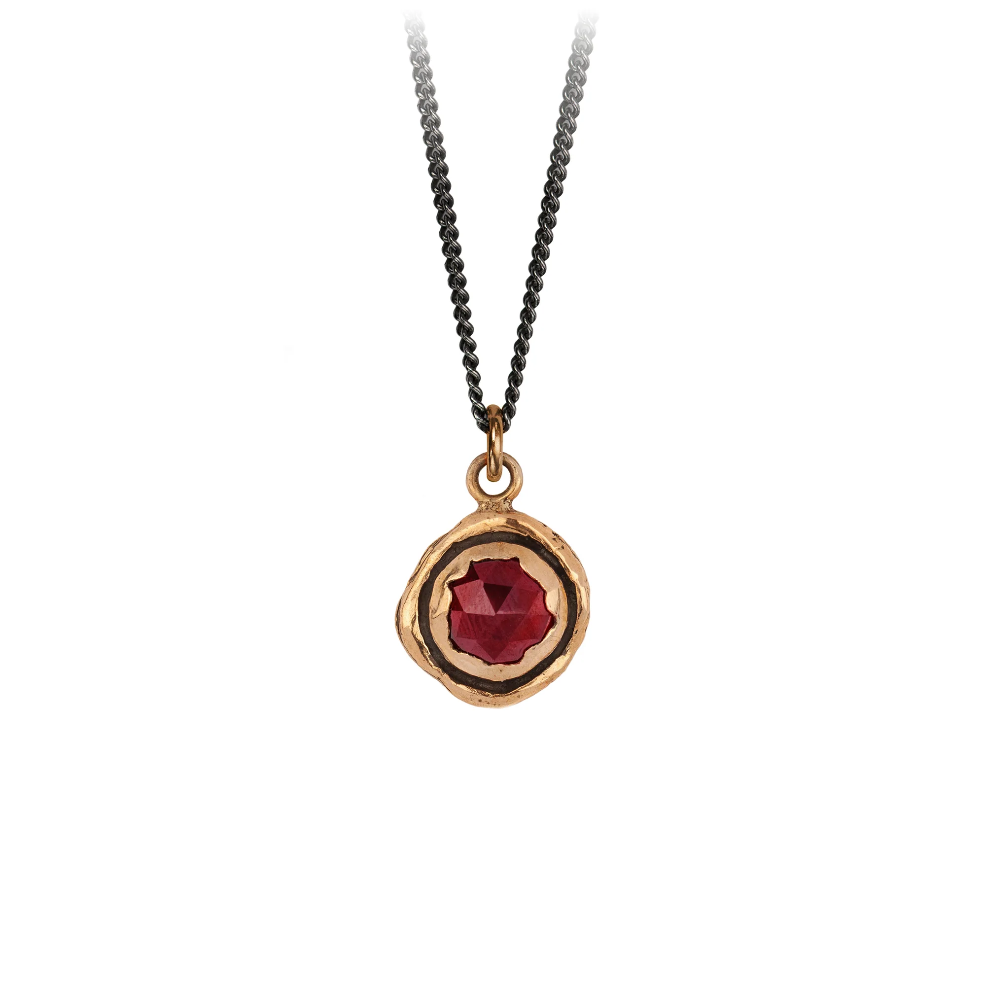 Faceted Stone Talisman Necklace - Natural Gemstone Pendant for Protection & Good Luck - Perfect for Spiritual Healing, Meditation & Energy Balancing