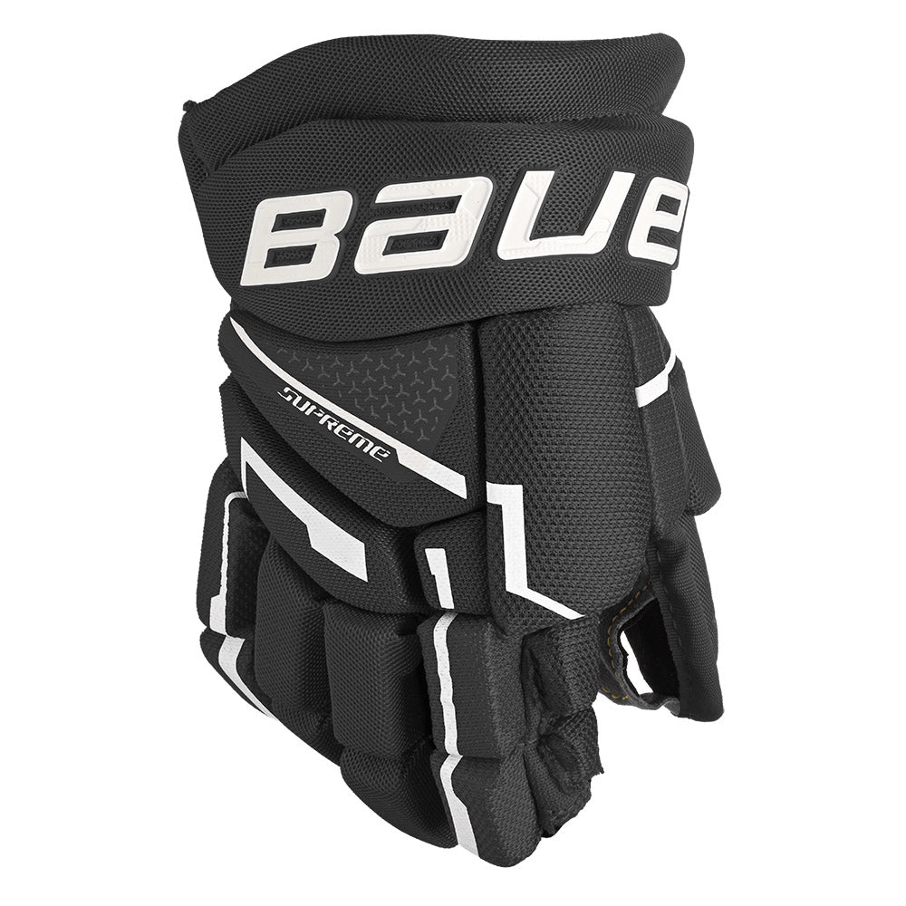 Bauer Supreme Mach Youth Ice Hockey Gloves - Lightweight & Protective for Young Players - Perfect for Practice & Games