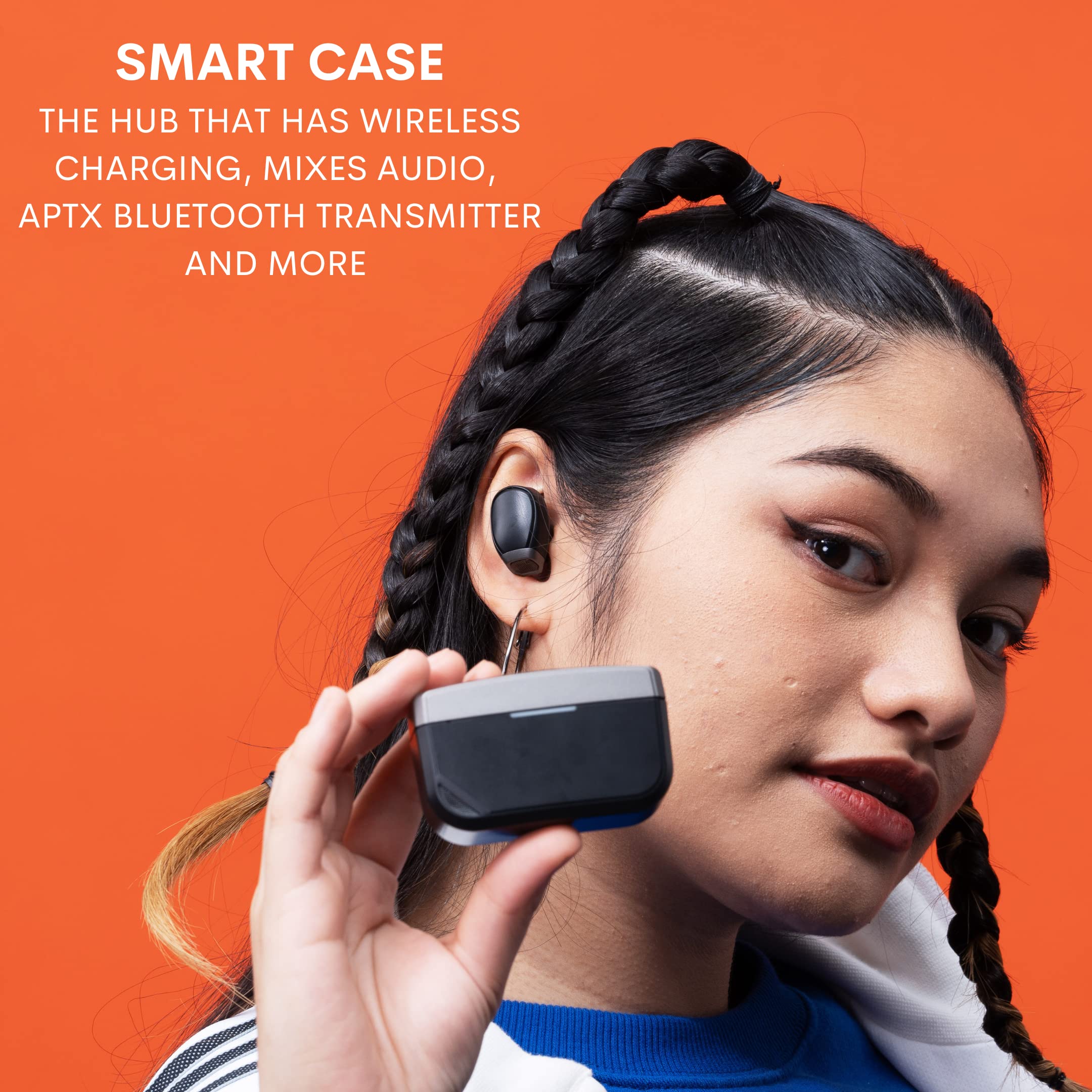 Genki Waveform Kuro Black Dualstream Gaming Headphones - Ultra Low Latency Wireless Headset for PC, PS5, Xbox & Mobile Gaming | Perfect for Competitive Esports & Online Multiplayer