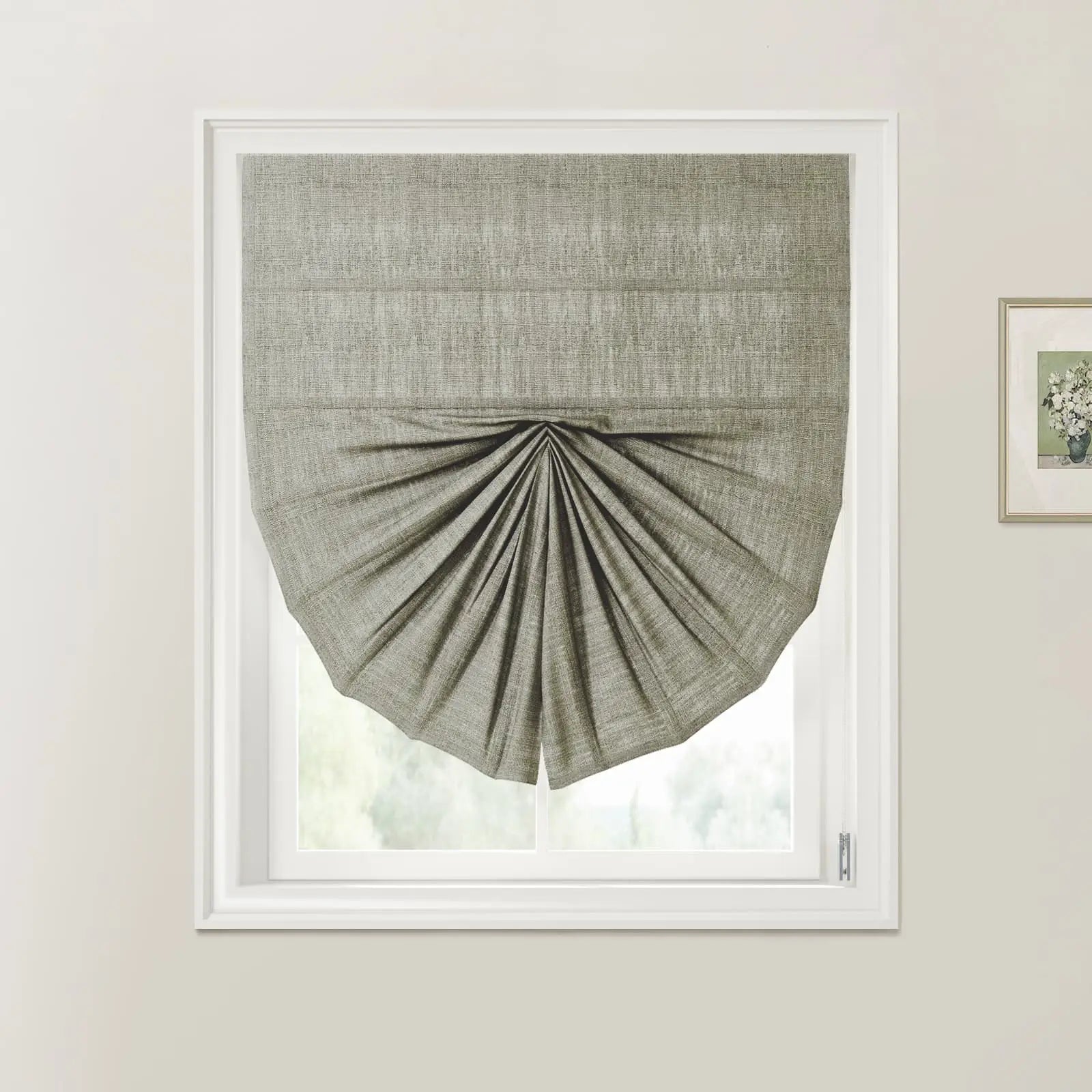 Custom Roman Shades with Cord Lift - Blackout Window Blinds for Bedroom & Living Room - Elegant Home Decor & Light Control Solution