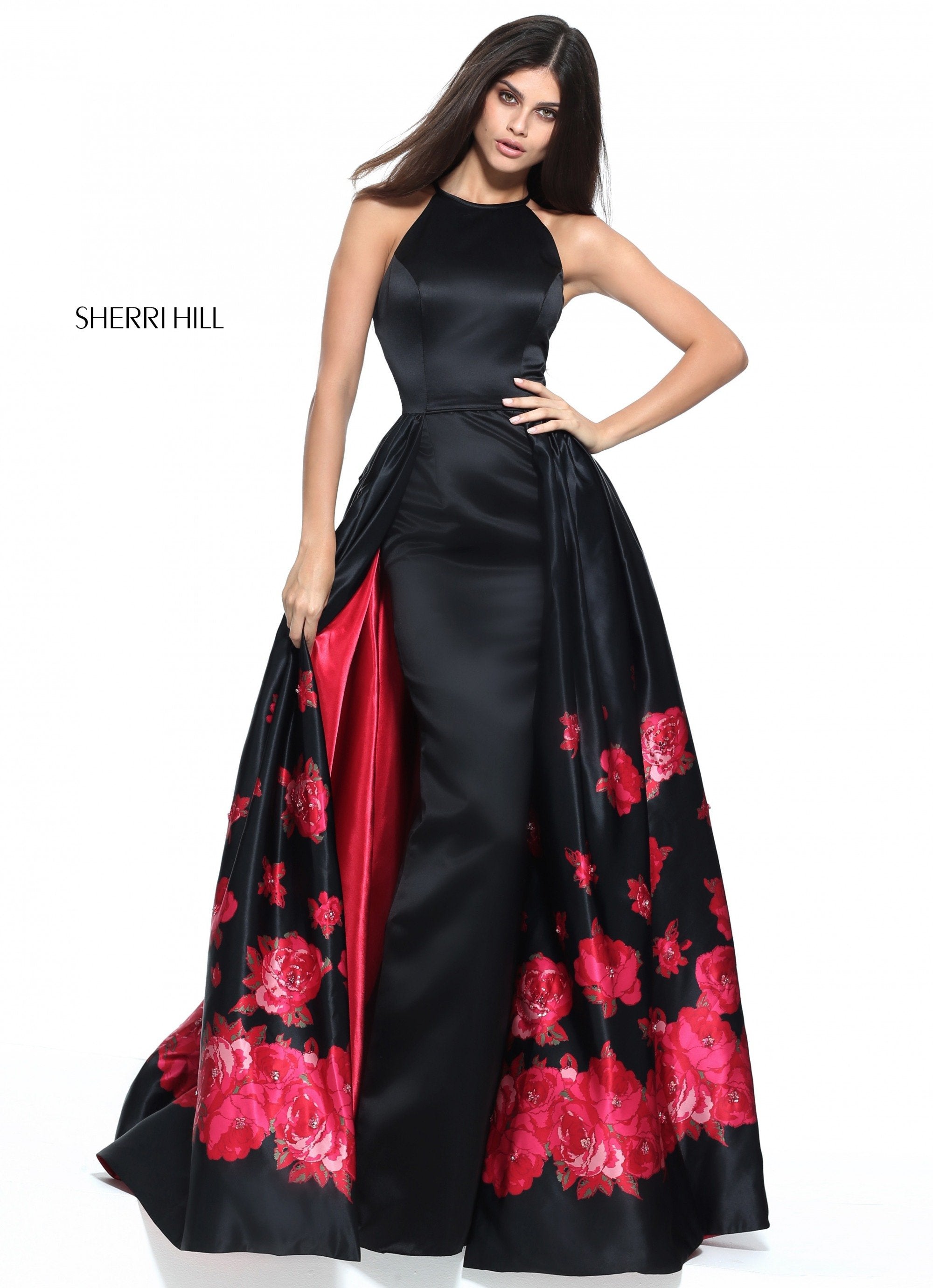 black/red print