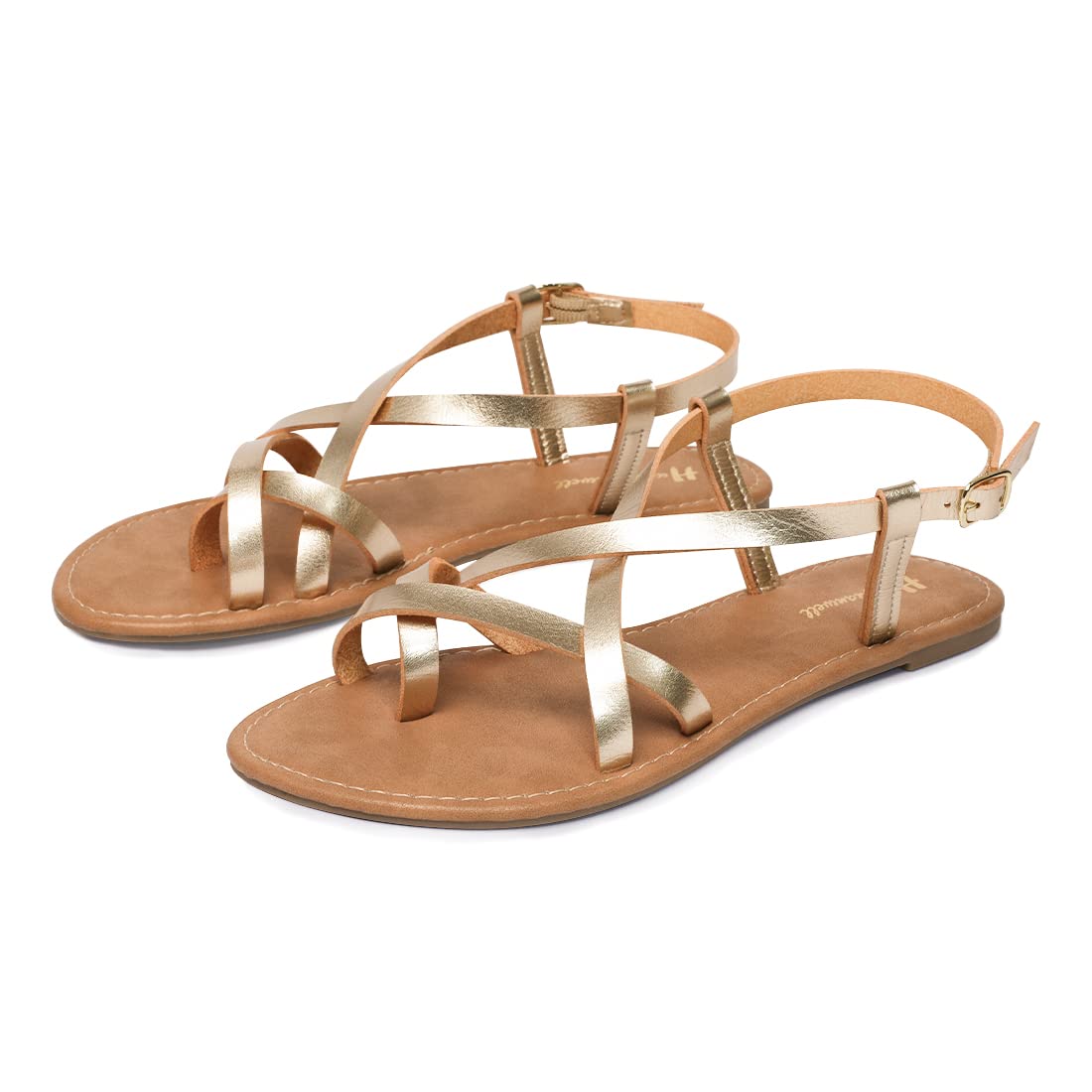 Women's Gladiator Flat Sandals - Strappy Fisherman Sandals with Ankle Strap | Comfortable Summer Casual Shoes for Beach, Vacation & Everyday Wear