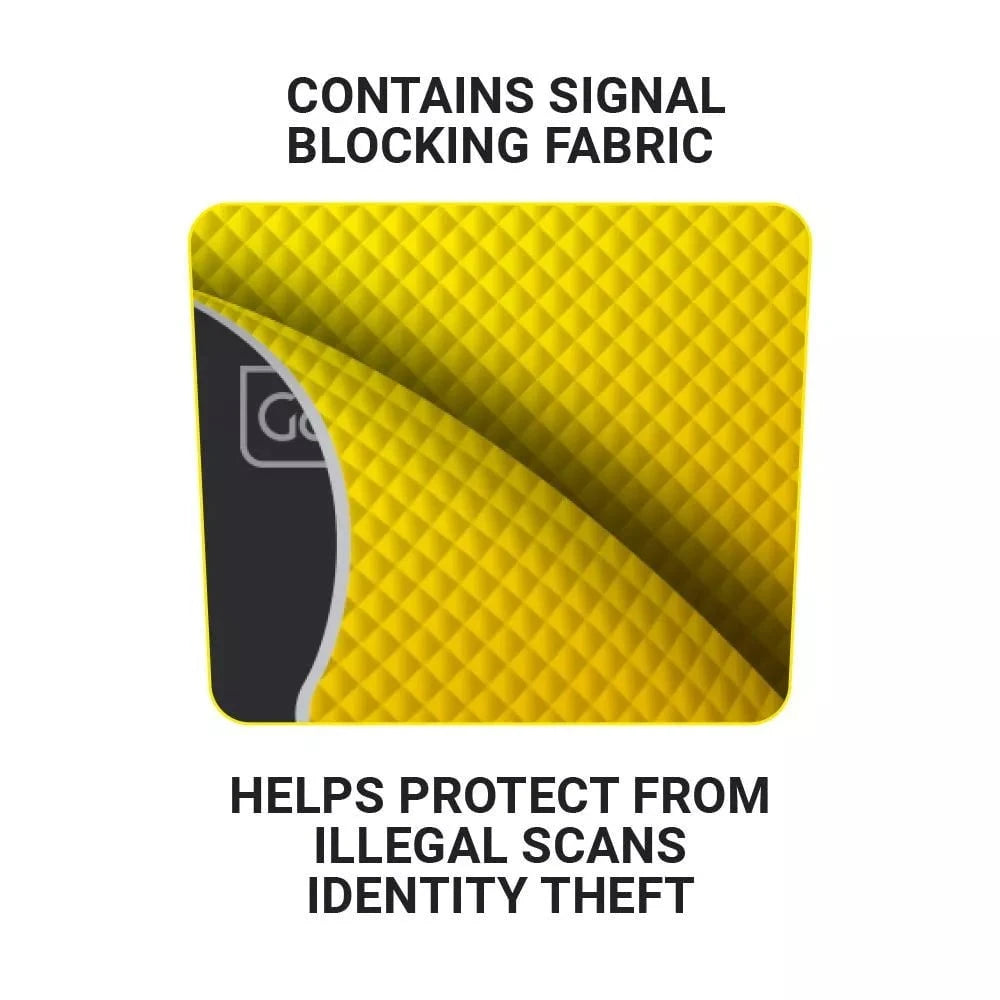 Go Travel RFID Blocking Clip Pouch - Secure Travel Wallet for Passport, Credit Cards & Cash - Perfect for Airports, Hotels & Everyday Use