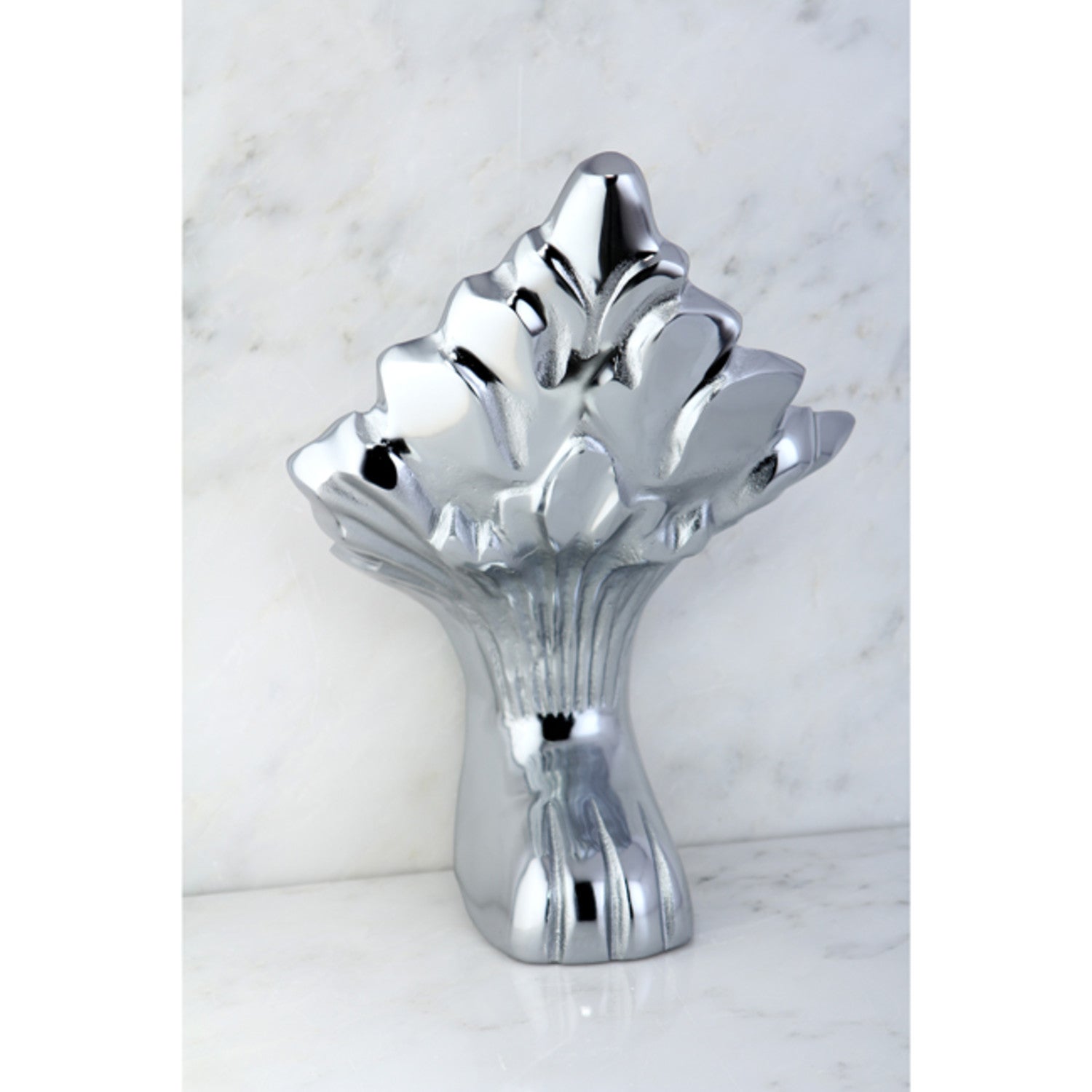 Aqua Eden VCTNC1 4-Piece Lion Paw Cast Iron Bathtub Feet Set - Polished Chrome Finish for Vintage & Modern Bathroom Decor - Perfect for Clawfoot Tub Upgrades and Bathroom Renovations