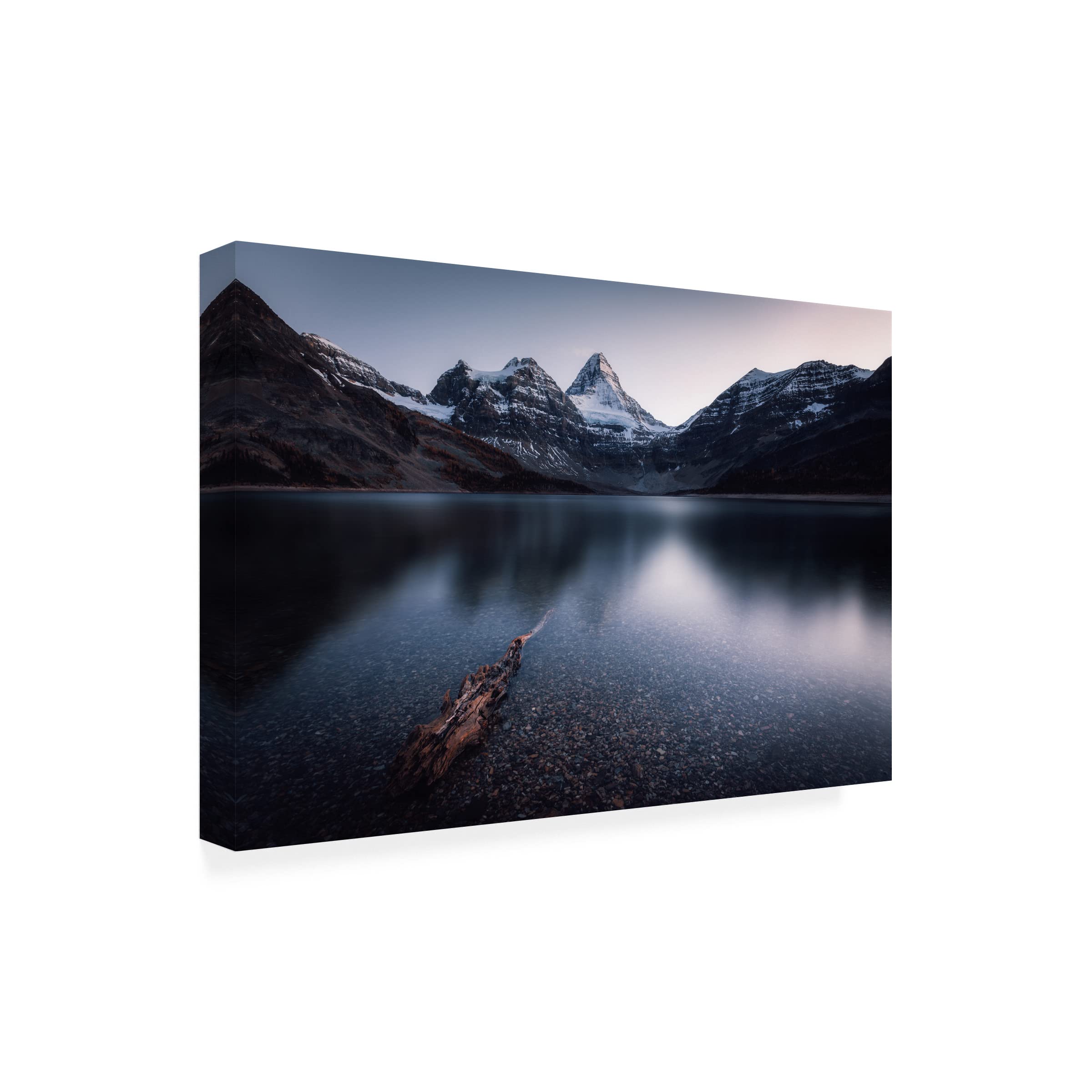 Jason Ma 'Dusk' Canvas Wall Art Print - Modern Landscape Painting for Living Room, Bedroom & Office Decor