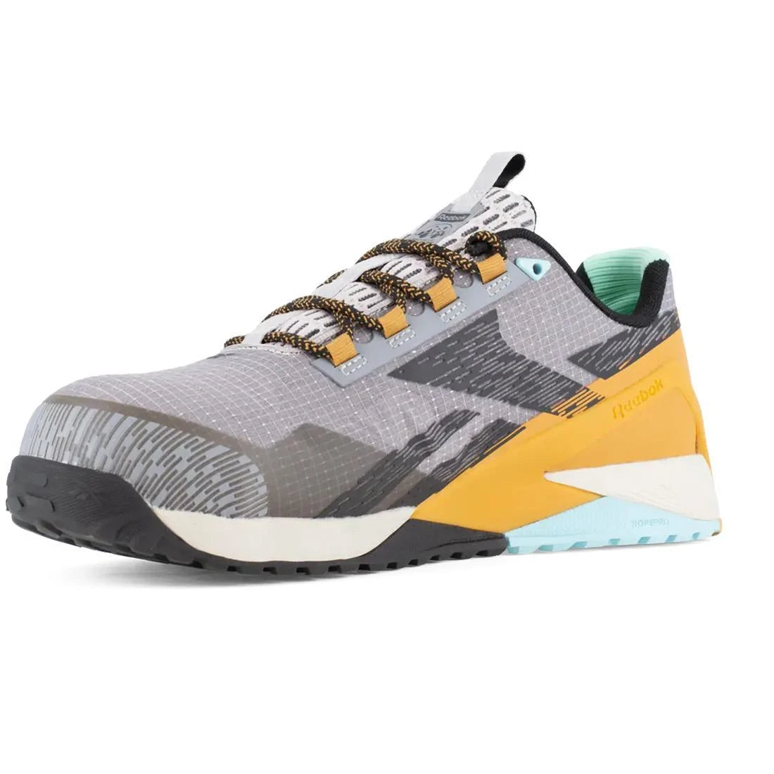 Nano X1 Adventure Composite Toe Athletic Work Shoes for Men - Lightweight Safety Shoes Yellow/Gray - Perfect for Construction, Hiking & Outdoor Work