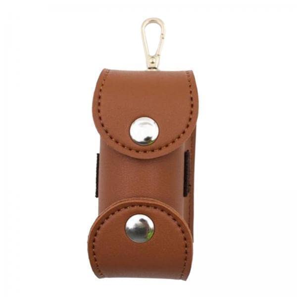Vaveren 2X Leather Golf Ball Pouch Belt Waist Bag - Golf Ball Holder & Storage Organizer for Golf Clubs - Perfect for Golfers, Caddies & Outdoor Sports Enthusiasts