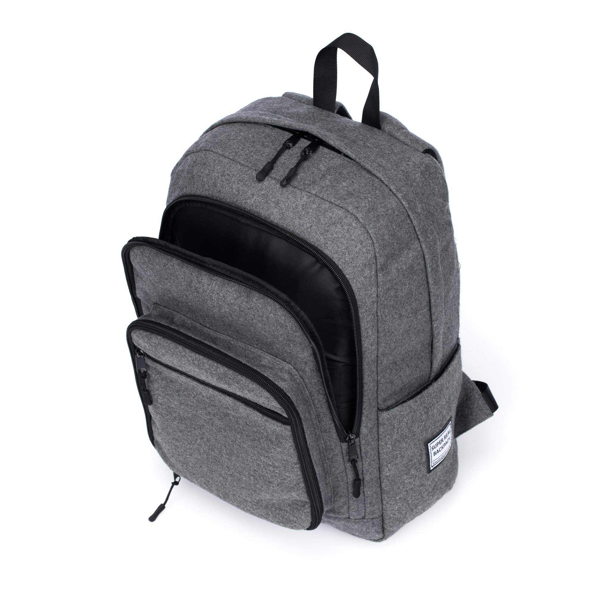 Portable Bluetooth Speaker Backpack with 2x15W Speakers & Built-in Subwoofer - Wireless Rechargeable Audio Bag for iPhone Android - Perfect for Parties, Festivals, Beach, School & Outdoor Adventures (Grey, 2018 Edition)