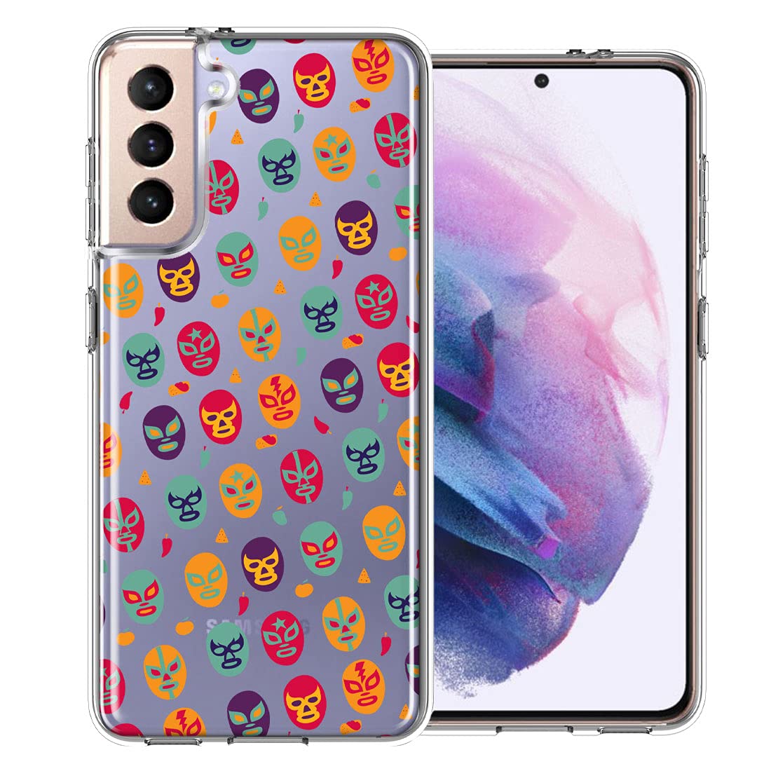 Samsung Galaxy S21 Lucha Libre Phone Case - Wrestling Design for Protection & Style