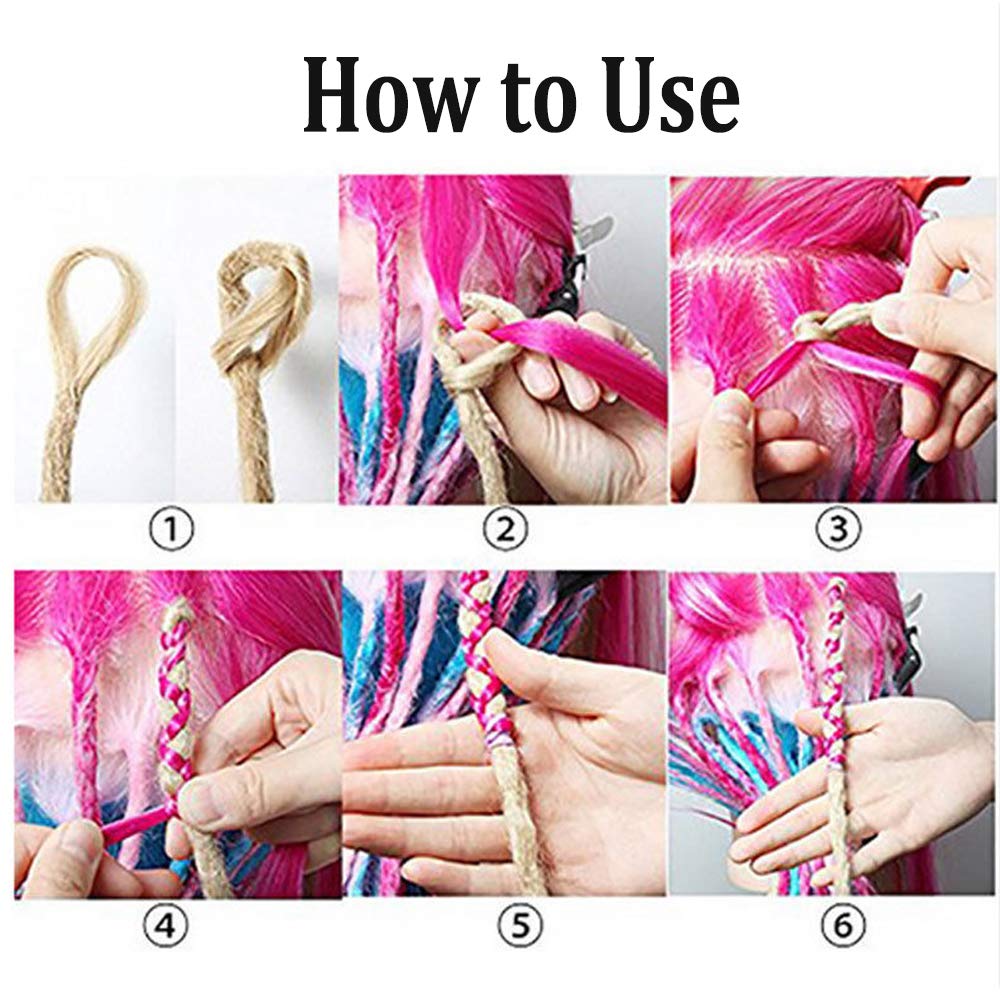 100% Handmade Dreadlocks Extensions 20