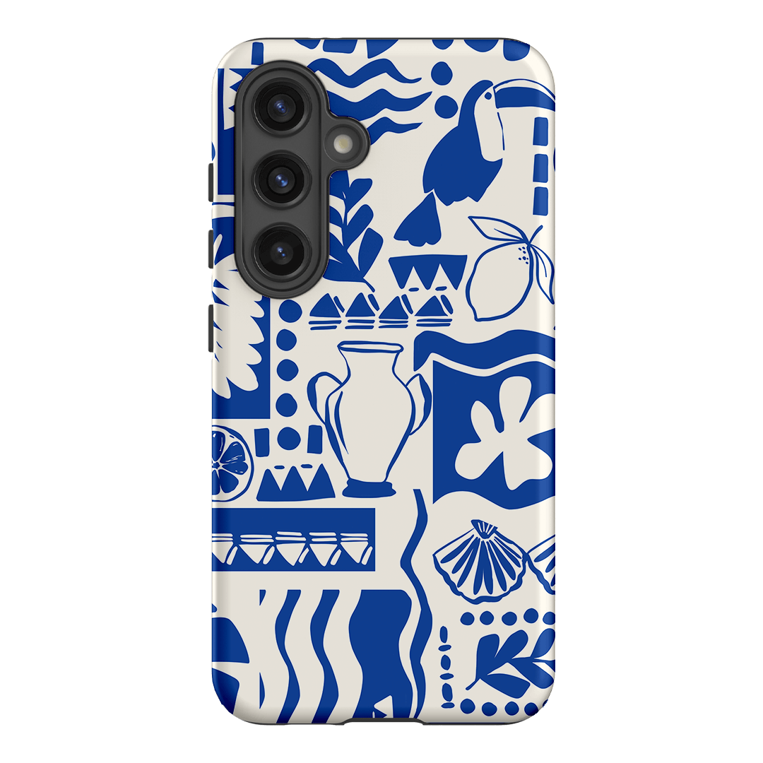 Stylish Toucan Blue Tropical Design Phone Case - Durable & Trendy Cover for iPhone & Samsung - Perfect for Beach Vacations & Summer Outings