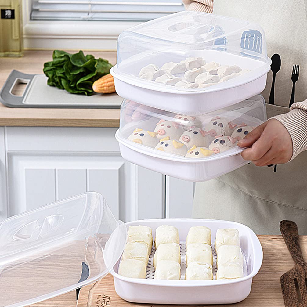 OSALADI Microwave Steamer Cookware Set - Vegetable & Fish Steamer with Removable Strainer & Vent Lid - Perfect for Healthy Cooking, Meal Prep & Quick Microwave Meals