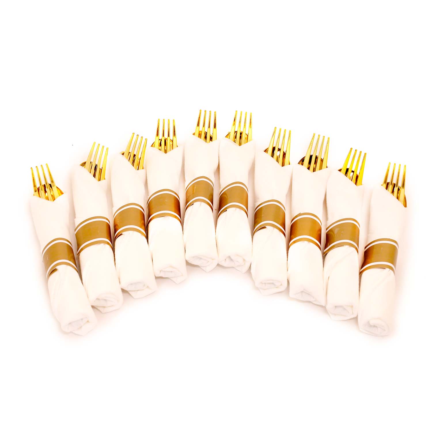 Premium 24K Gold-Plated Flatware Set | 50-Piece Elegant Cutlery Box for Weddings, Parties & Fine Dining - Luxury Tableware for Special Occasions