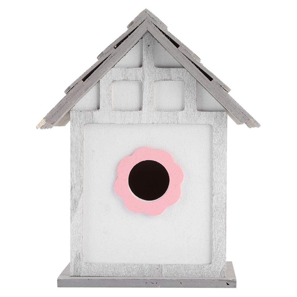 Wooden Nesting Box for Birds - Outdoor Garden Breeding Box for Hatching