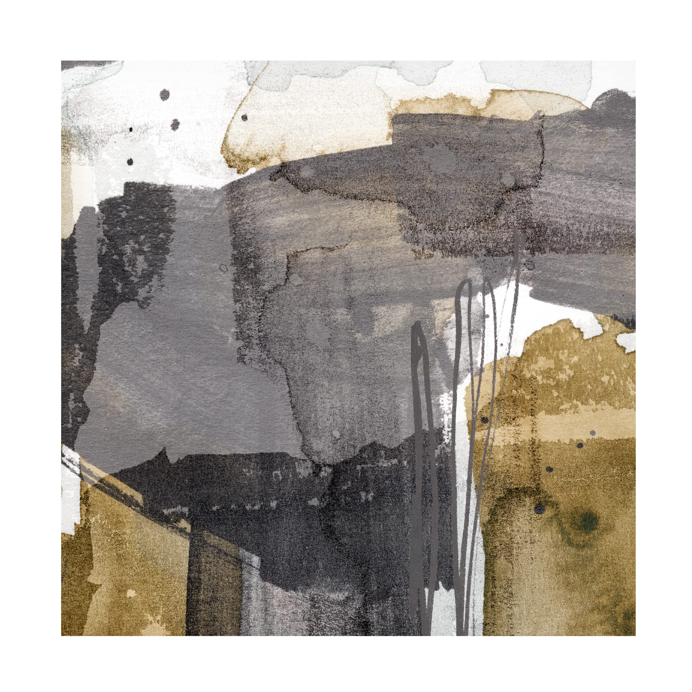 Trademark Fine Art 'Great Plains III' by Annie Warren - Stretched Canvas Wall Art for Living Room, Bedroom & Office Decor