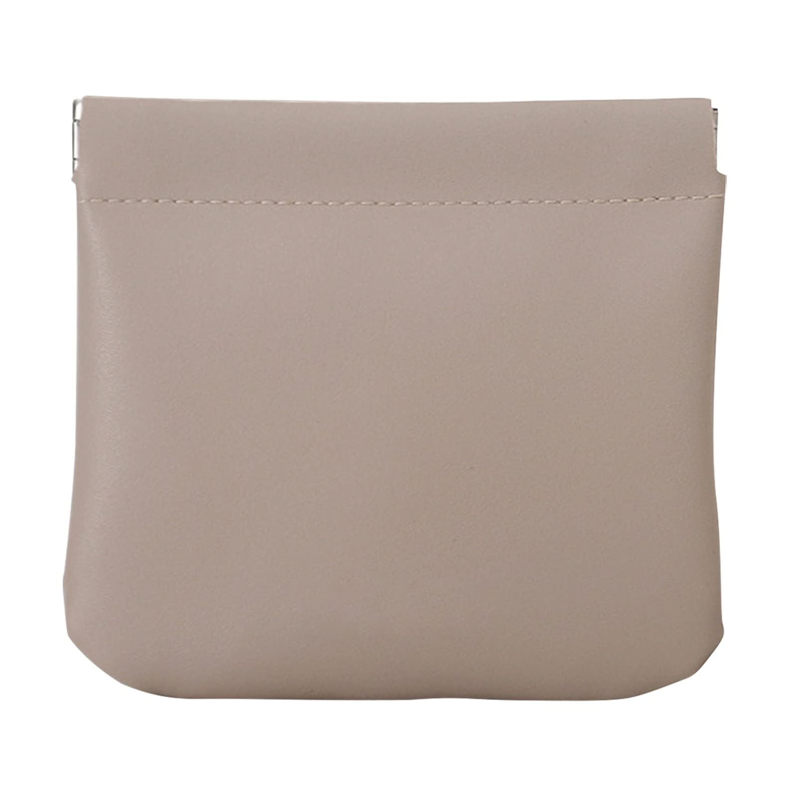 Premium Lambskin Pocket Cosmetic Bag for Women - Magnetic Closure No Zipper Makeup Pouch - Portable Travel & Everyday Essentials Organizer (Perfect for Purse, Gym, Office & Vacation)