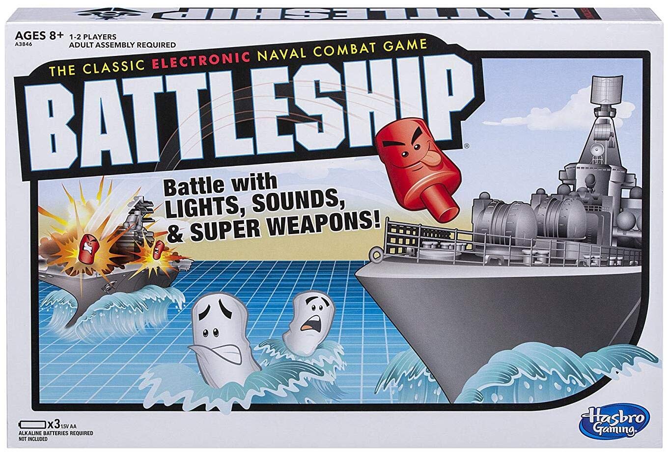 Multi-Color Electronic Battleship Game - Strategy Board Game for Family Fun, Kids & Teens, Perfect for Parties & Indoor Entertainment