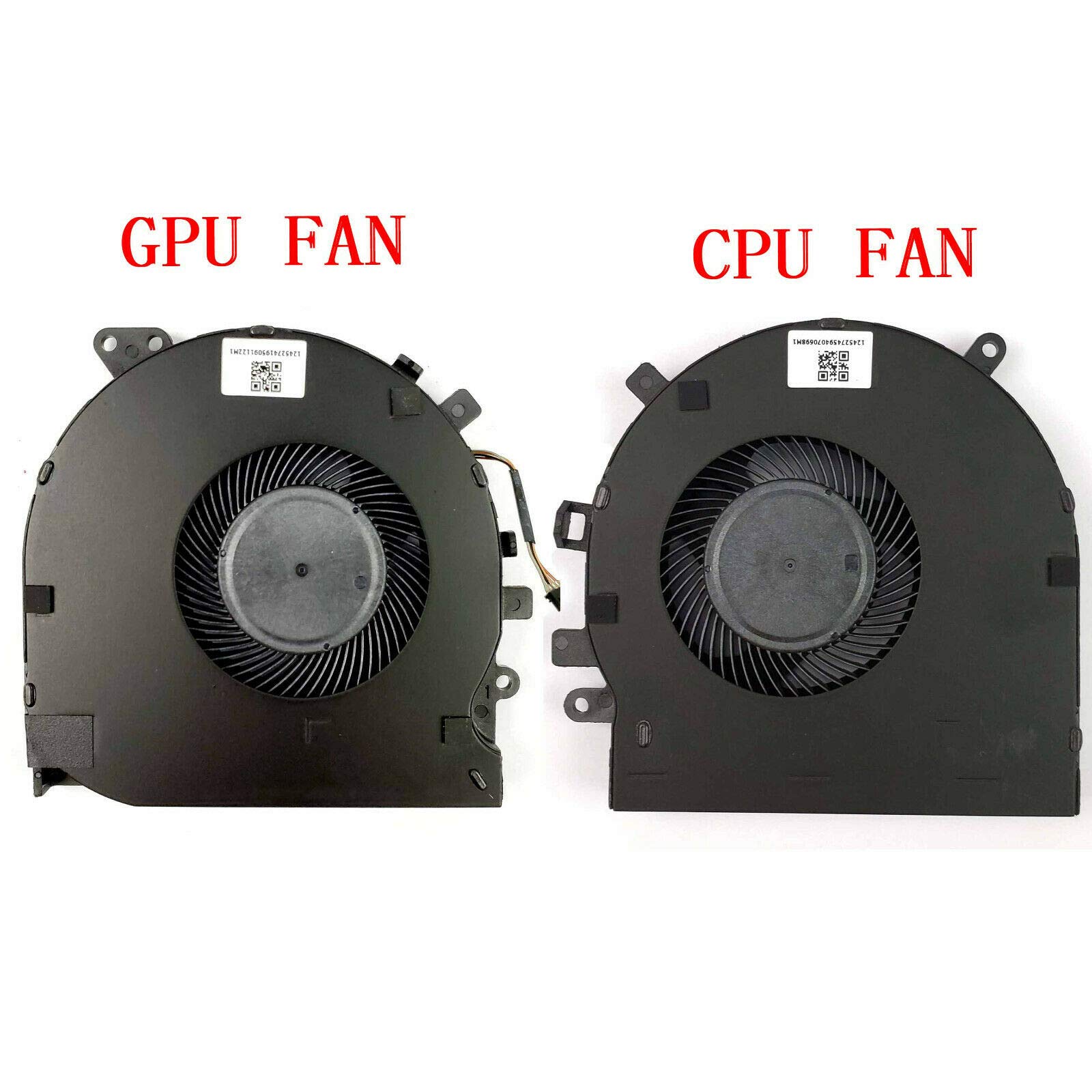 Original: Fan for Razer RZ09-027 RZ09-0270 Spirit Blade 15 Laptop CPU Gpu Cooling Fan Set   Optimized: Razer Blade 15 RZ09-0270 CPU GPU Cooling Fan Replacement Kit - High Performance Laptop Cooling System for Gaming & Heavy Workloads