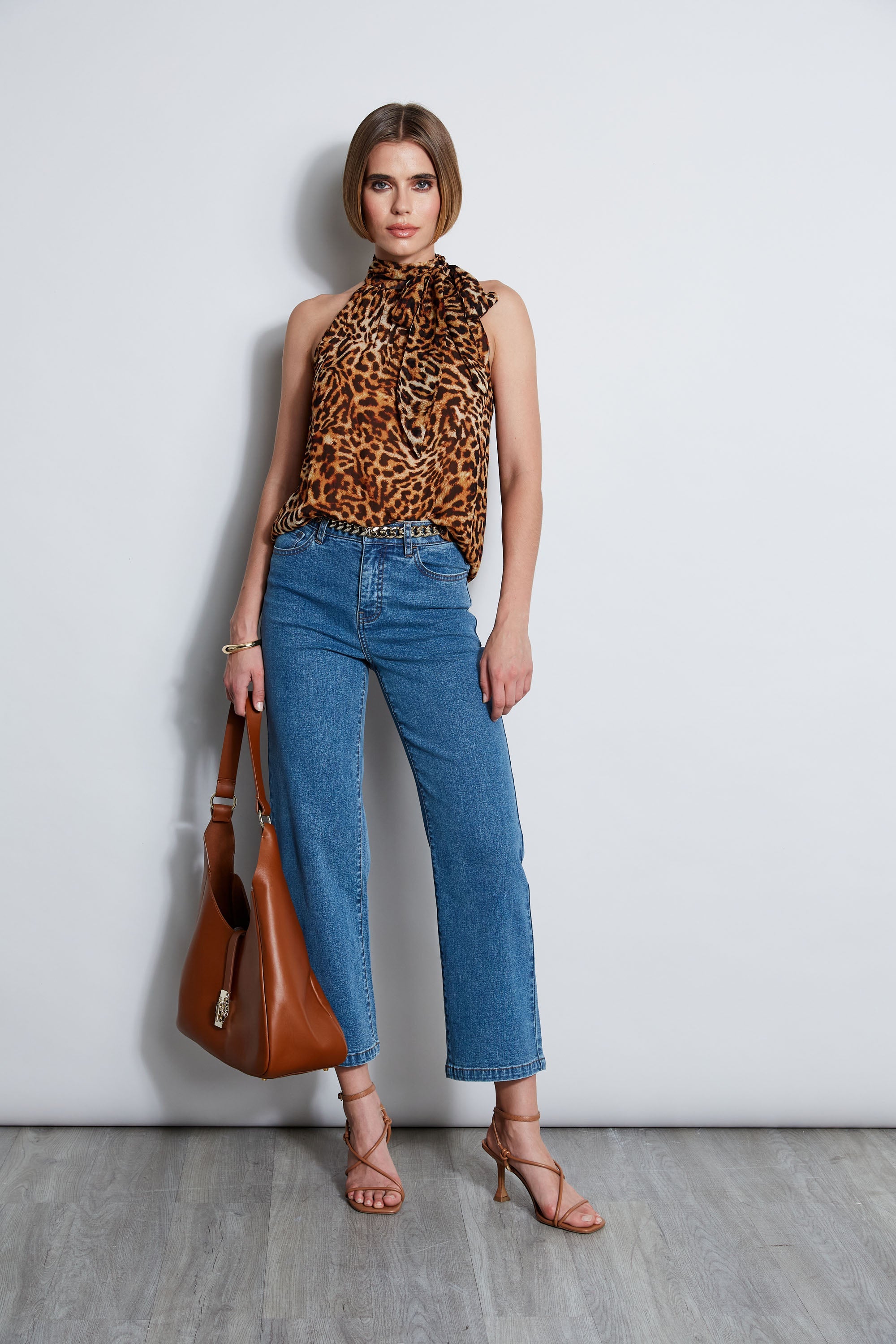 Wildcat Halter Top for Women - Sexy Strappy Summer Crop Top - Perfect for Beach, Music Festivals & Night Out
