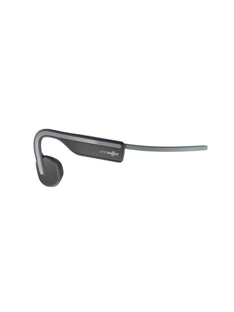 AfterShokz OpenMove Bone Conduction Headphones - Wireless Bluetooth Sport Headset (Slate Grey) for Running, Cycling & Outdoor Activities | Japan Genuine Version | Fast Shipping from Japan