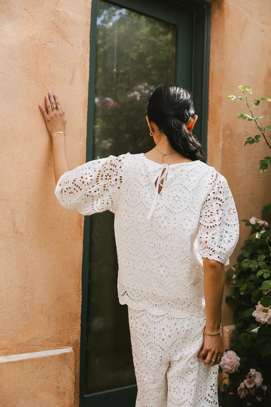 Meant To Be Top in White - Women's Fashion Blouse for Casual & Office Wear | Final Sale