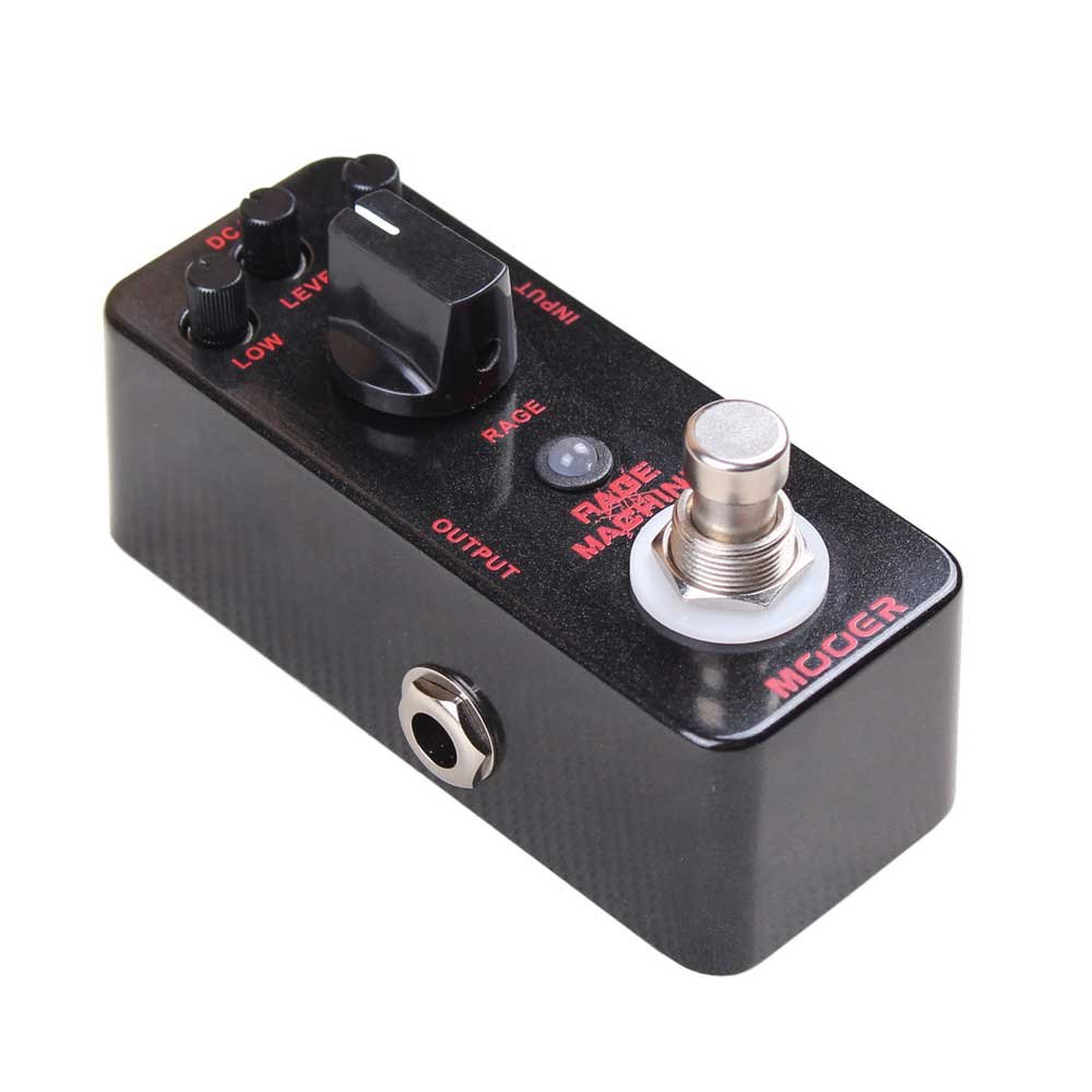 Mooer Rage Machine Metal Distortion Guitar Effects Pedal - High Gain Heavy Metal Sound for Electric Guitar, Perfect for Stage Performance & Studio Recording