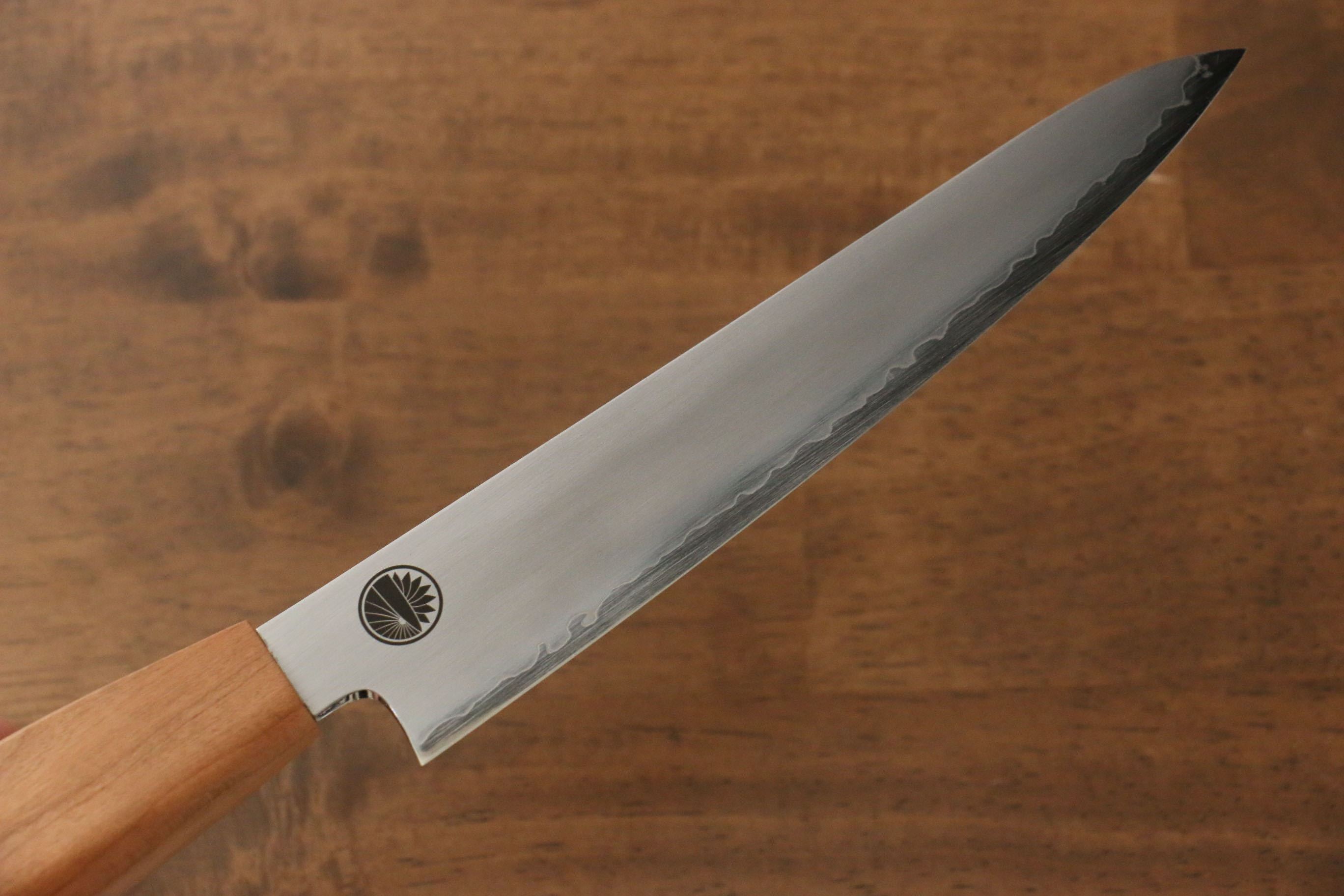 Jikko VG10 Japanese Petty Utility Knife 150mm with Cherry Wood Handle - Perfect for Home Cooking, Slicing, and Precision Cutting