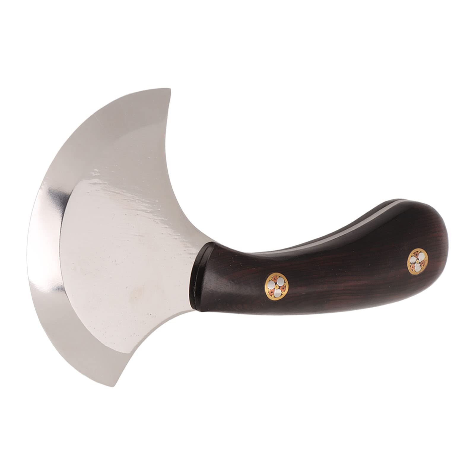 Vintage Steel Leather Trimming Knife - Wood Grain Craft Blade for Leatherworking & DIY Projects