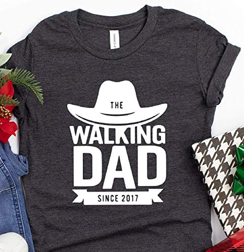 **Funny Walking Dad T-Shirt - Best Gift for Father's Day, Christmas & New Dads - Sarcastic Fatherhood Apparel for Casual Wear & Special Occasions**