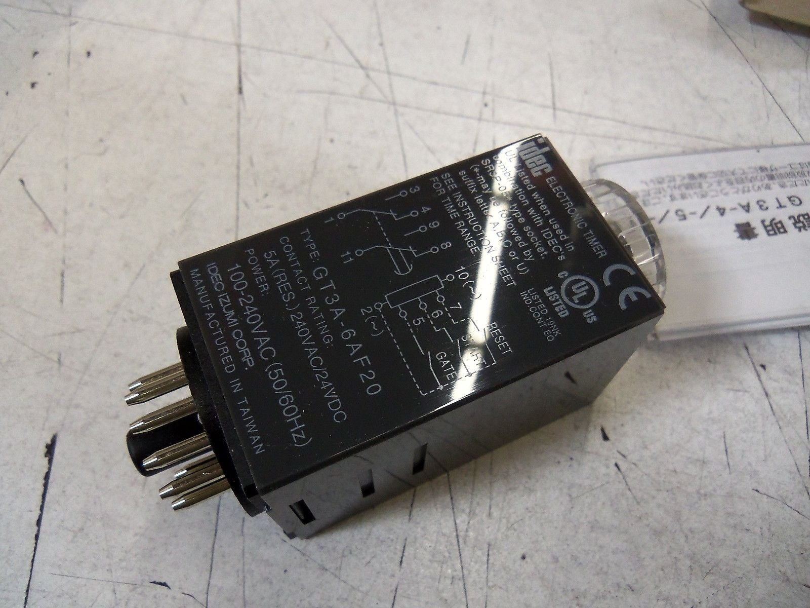 IDEC GT3A-6AF20 Digital Timer Relay 0.1S to 180HR - Industrial Automation, HVAC Control, and Electrical Equipment Timing Solution